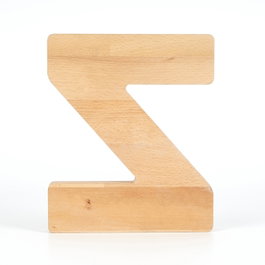 Aberto Design HAKUMZ Alcancía Decorativa de Madera y Plexiglás Marrón y Blanco
